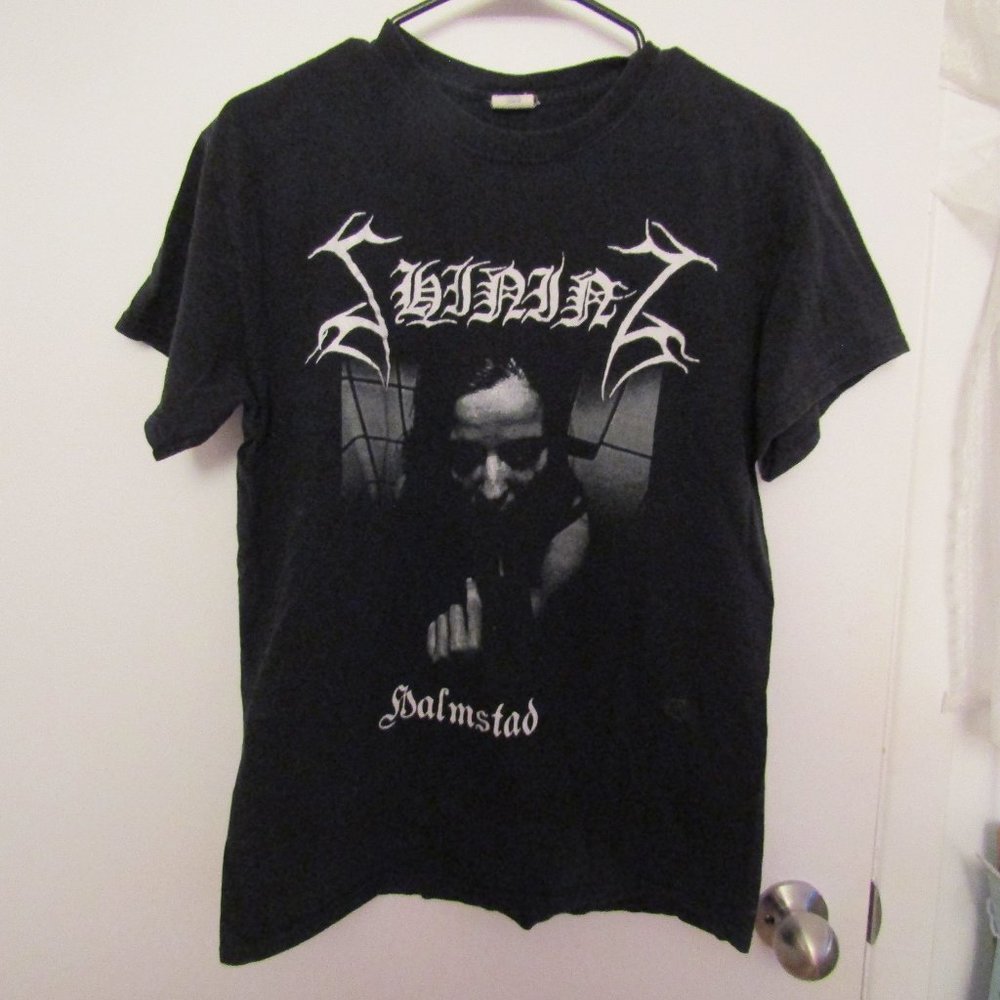 Black Metal Shining Band T Shirt Size M